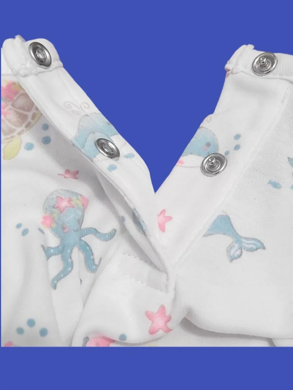 Baby Luigi Girl's Sea Life Bubble Romper